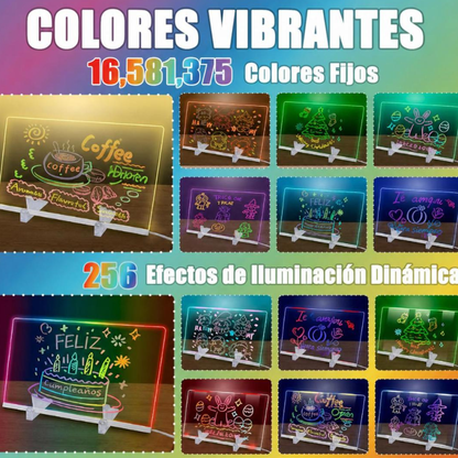 Pizarra Led Mágica Personalizable